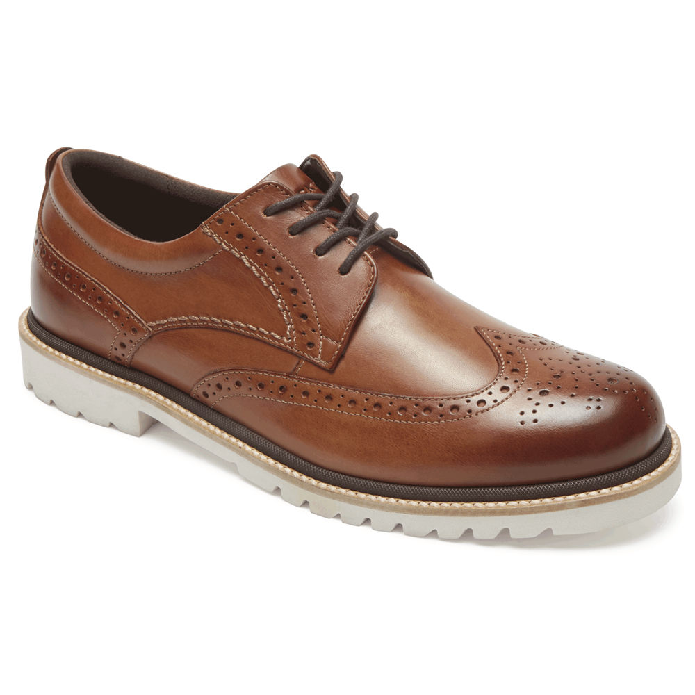 Rockport Pen Sko Herre Brune - Marshall Wingtip - PBMU14637